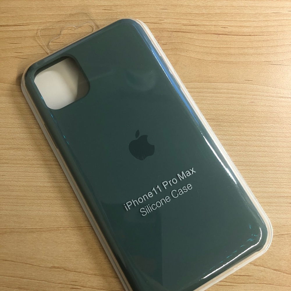 iPhone 11 Pro Max Silicon Case Pine Green